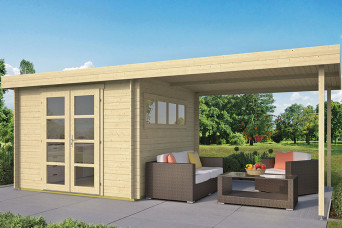  Tuindeco | Tuinhuis Dellinger met Overkapping 300 cm 200366-31